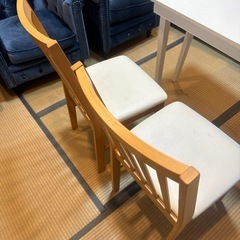 ダイニングチェア2脚の画像