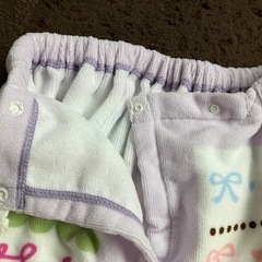 新品　長い！スナップ付き巻きタオル　1個の画像
