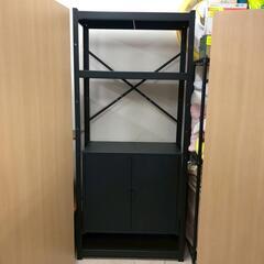 【無料】0343 ラック ブラック 黒 収納家具 棚 シェルフ ...