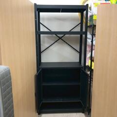 【無料】0343 ラック ブラック 黒 収納家具 棚 シェルフ 幅850mm×奥行400mm×高さ1900mmの画像