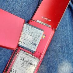 NTTドコモ Sony Ericsson SO９０６i AURORA RED◆わりと美品 水濡れ無し 完動品◆NTT docomo ソニー・エリクソン ソニエリ ワンセグ BRAVIA ブラビア SONY オーロラ レッド の画像