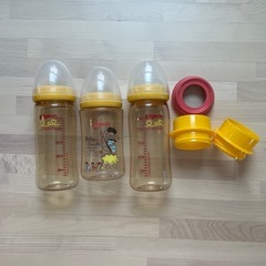 受け渡し予定決定　あげます　 プラスチック哺乳瓶　缶につけるアタ...
