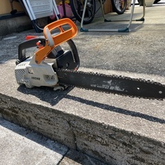 値下げ。エンジンチェーソー　ガイド350mmの画像