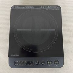 【IRIS OHYAMA】アイリスオーヤマ IHコンロ IHK-T38-B 2020年製 動作確認済 1000W ブラック IH 調理家電 生活家電 調理器具 Y1598の画像