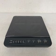 【IRIS OHYAMA】アイリスオーヤマ IHコンロ IHK-T38-B 2020年製 動作確認済 1000W ブラック IH 調理家電 生活家電 調理器具 Y1598の画像
