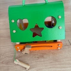 エドインター　あそびのおうち　木のおもちゃ　型はめ　知育おもちゃ...