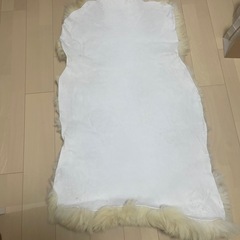 ムートン敷物の画像
