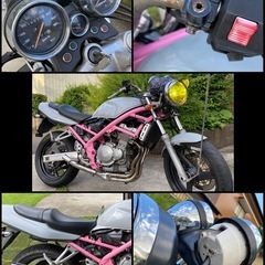 格安　SUZUKI バンディット250V 自賠責R7.8月まで　Bandit GJ77A 実動　軽整備済み　カスタム車両　単車　走る止まる曲がるOK‼️ スズキの画像