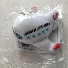 【非売品】JALノベルティ 飛行機 ぬいぐるみキーホルダー