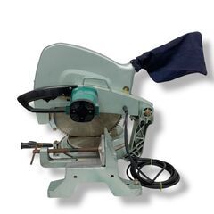 25Y014 ヤジ 【引取り限定・札幌】 日立工機 ハイコーキ ブレーキ付 卓上丸のこ 380mm C15FB 1995年製 中古品の画像