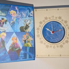 アナと雪の女王ブック型クロックの画像
