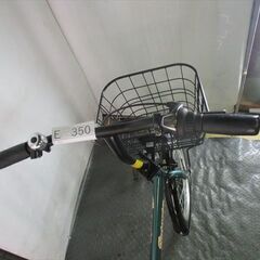 E350★　　17800円★　折りたたみ中古自転車【20インチ 　グリーン　ノーパンクタイヤ】の画像