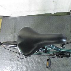 E350★　　17800円★　折りたたみ中古自転車【20インチ 　グリーン　ノーパンクタイヤ】の画像