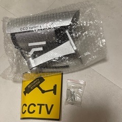 新品未使用🌸ダミー防犯カメラ 監視カメラ　ダミーカメラ電池式　屋外　玄関　常時点滅の画像