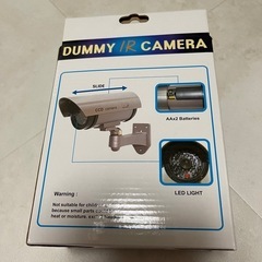 新品未使用🌸ダミー防犯カメラ 監視カメラ　ダミーカメラ電池式　屋外　玄関　常時点滅の画像