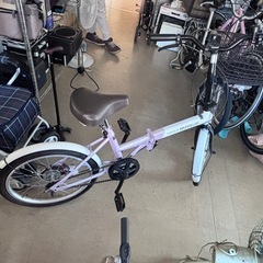 折りたたみ自転車の画像