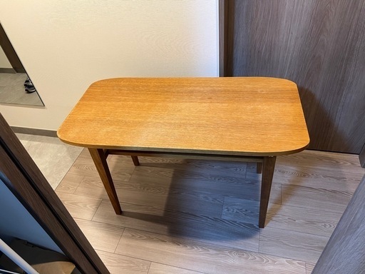 unico 木製カフェテーブル(メンテナンスセット付き)