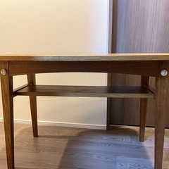 unico 木製カフェテーブル(メンテナンスセット付き)の画像