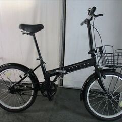 E355★　9500円★　折りたたみ中古自転車【20インチ　黒 】