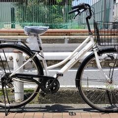 【中古整備済み】27インチ/LEDオートライト/外装6段変速ギア