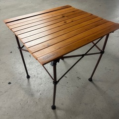 Coleman ウッドロールテーブル