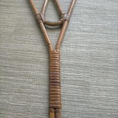 昭和レトロ 布団たたき 高級藤製品の画像