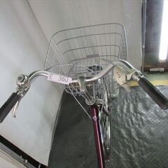 E360★美品★整備済み★ブリヂストン　プロムナード★ 中古自転車 【　26インチ　パープル　 】の画像