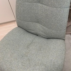 くすみミント座椅子の画像