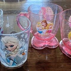 【ディズニー プラコップ4点セット】アナ雪＆プリンセス