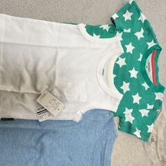 新品タグ付&USED（一回着用のみ）綿100% 95cm Tシャツ 4枚セットの画像