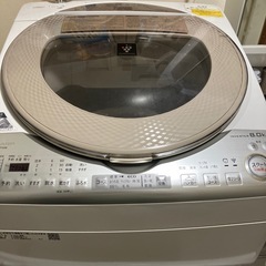 シャープ乾燥機付き洗濯機　2018年製　