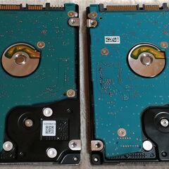 中古2.5インチHDD1000 2個セットの画像