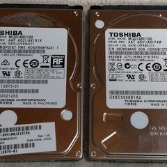 中古2.5インチHDD1000 2個セット