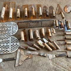 左官作業用コテなどいろいろ 37点セット