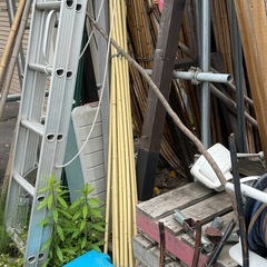 人工竹　中古品となりますの画像