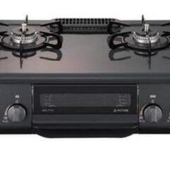 【美品】【値引相談可】ガスコンロあんしんコンロ 幅56㎝コンパクトガステーブル IC-S37-R LPガス用/右強火 幅560奥行447高さ180m グレー  ガスコンロの画像