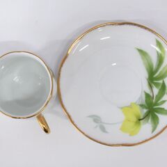 大倉陶園 デミタス カップ＆ソーサー ヘレボルス ニゲル 未使用品 G-2280の画像