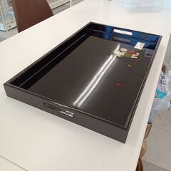 ★ジモティ割あり★  お盆 ブラック H×D×W クリーニング済み TC3546の画像