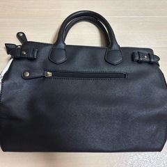 GUSCIO グッシオ　ブラック　花柄　ハンドバッグの画像