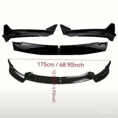 【新品未使用】テスラモデルY用フロントシャベルフロントバーデコレーション - 改造リップスモールサラウンドの画像