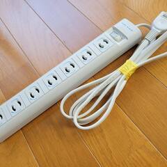 [引取限定] エレコム 電源タップ 7口 2.0m スイッチ付き...