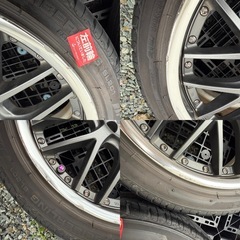 プリウス.86.BRZなどに。wedsマーベリック18インチ。ガンメタ。215/40R18　の画像
