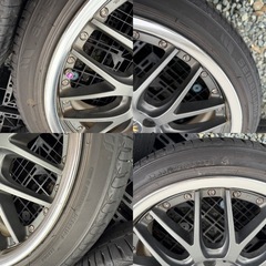 プリウス.86.BRZなどに。wedsマーベリック18インチ。ガンメタ。215/40R18　の画像