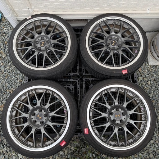 プリウス.86.BRZなどに。wedsマーベリック18インチ。ガンメタ。215/40R18