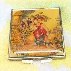 ☆コンパクトミラー　二面鏡(2WAY)　中古品　の画像