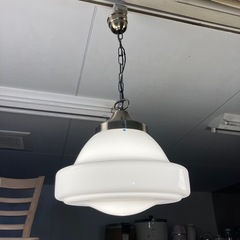 💡乳白ガラス　ペンダントライト　昭和レトロ　照明　ランプ　電気　ビンテージ　ヴィンテージ　ミルク　天井照明【4個あり/1個の価格】の画像