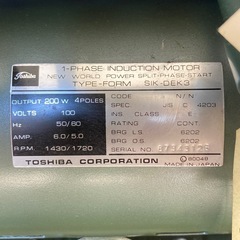TOSHIBA コンプレッサー SIK-DEK3 特製ボックス&ハンドピース付の画像