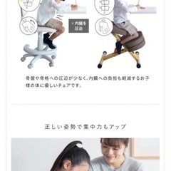  姿勢がよくなる プロポーションチェアの画像
