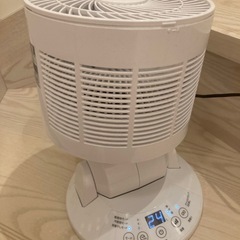 ①サーキュレーター ツインバード TWINBIRD 温度センサー付き 8の字首振りコンパクト ホワイト KJ-4998W の画像