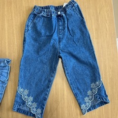 女の子デニムセットの画像